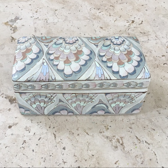Andrea By Sadek Trinket Jewelry Box Vintage
